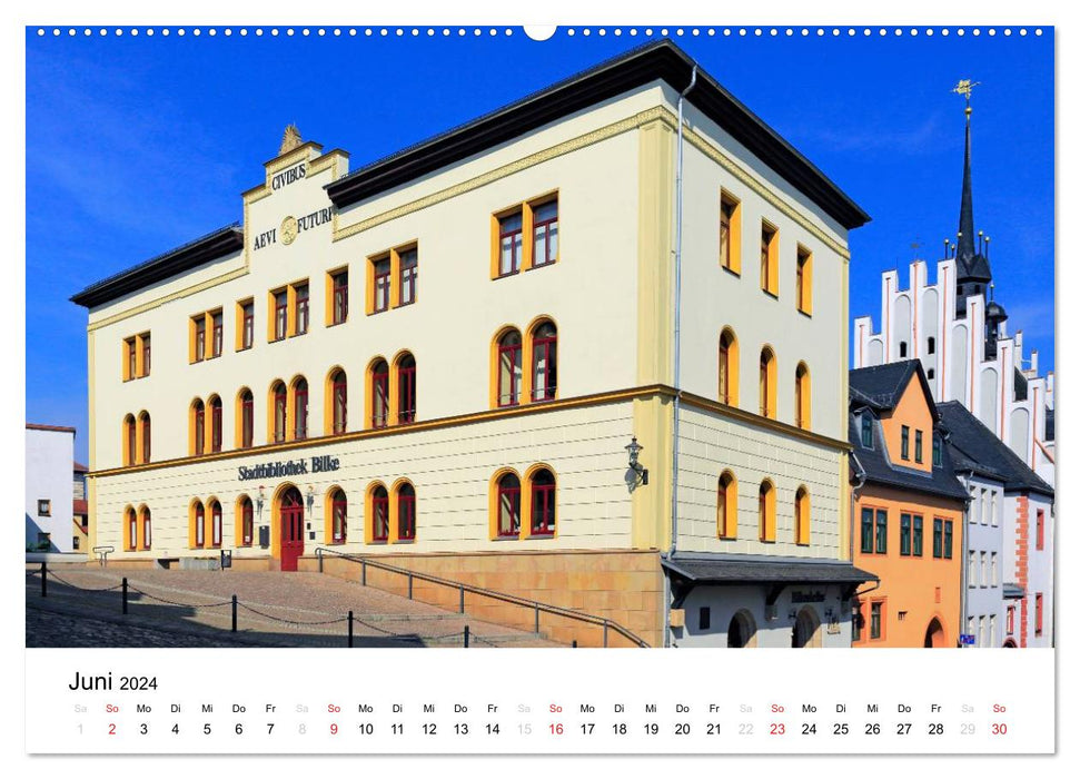 Pößneck in Thuringia (CALVENDO Premium Wall Calendar 2024) 