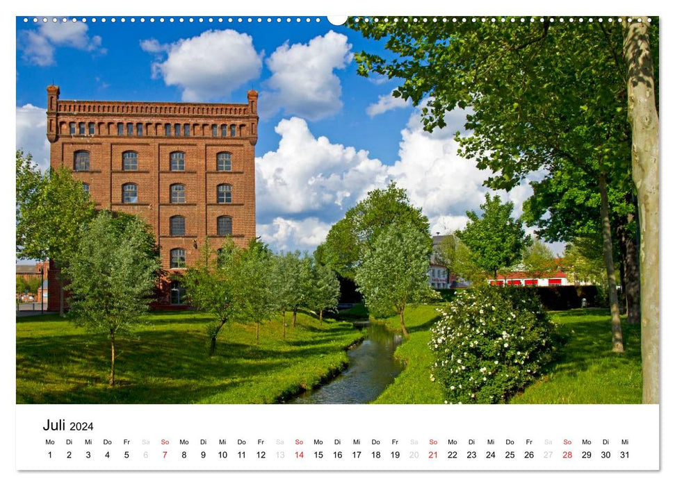 Pößneck in Thuringia (CALVENDO Premium Wall Calendar 2024) 