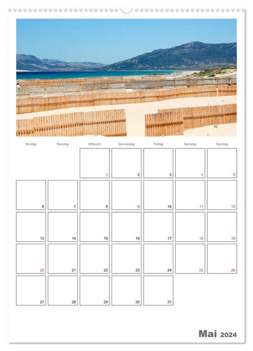 Landschaften und Ansichten von Andalusien (CALVENDO Wandkalender 2024)