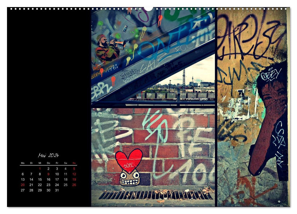 BERLIN horizontal (CALVENDO Premium Wall Calendar 2024) 