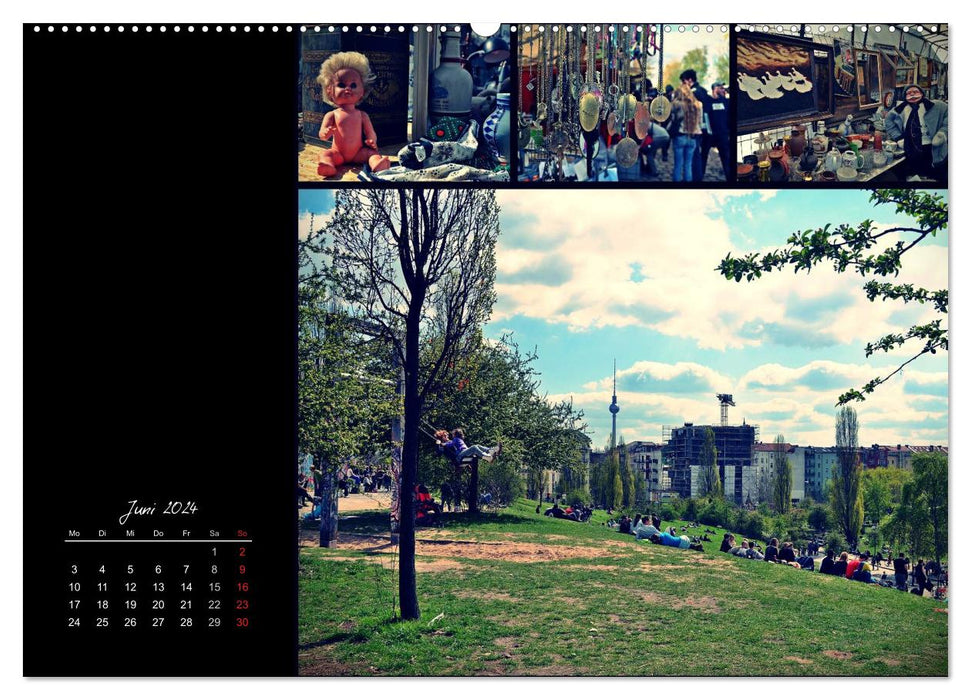 BERLIN horizontal (CALVENDO Premium Wall Calendar 2024) 