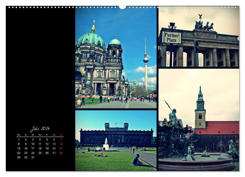 BERLIN horizontal (CALVENDO Premium Wandkalender 2024)
