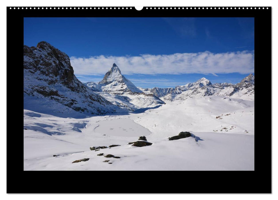 Schweizer Bergwelt Landschaften und Tiere (CALVENDO Wandkalender 2024)