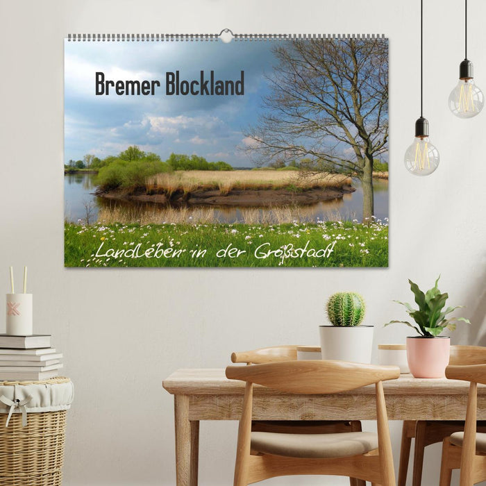 Bremen Blockland - Country life in the big city (CALVENDO wall calendar 2024) 
