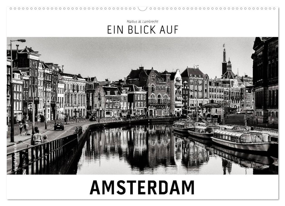 A look at Amsterdam (CALVENDO wall calendar 2024) 