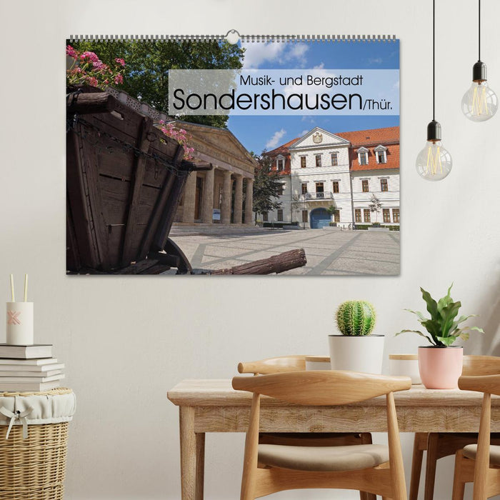 Musik- und Bergstadt Sondershausen/Thüringen (CALVENDO Wandkalender 2024)