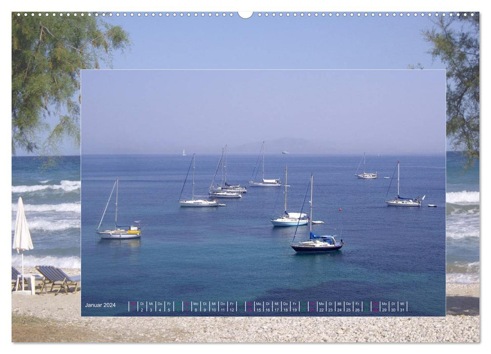 Corfu, coastal landscapes (CALVENDO wall calendar 2024) 