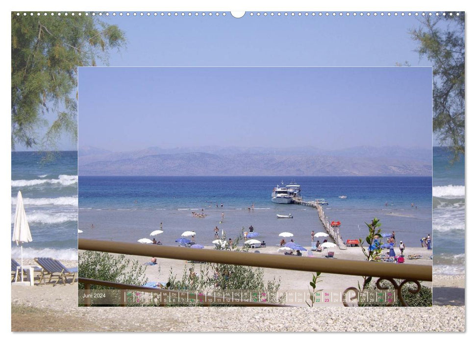 Corfu, coastal landscapes (CALVENDO wall calendar 2024) 