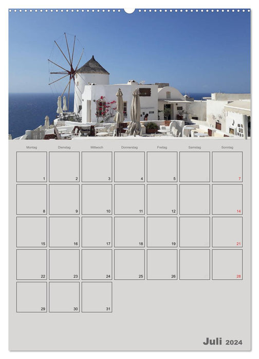 Cyclades, Pearls of the Aegean (CALVENDO Premium Wall Calendar 2024) 