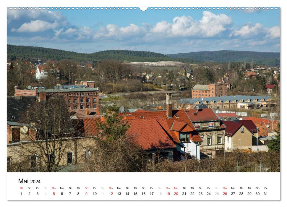 Pößneck in Thuringia (CALVENDO wall calendar 2024) 