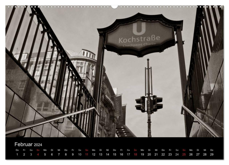 Berlin in Sepia (CALVENDO Premium Wall Calendar 2024) 