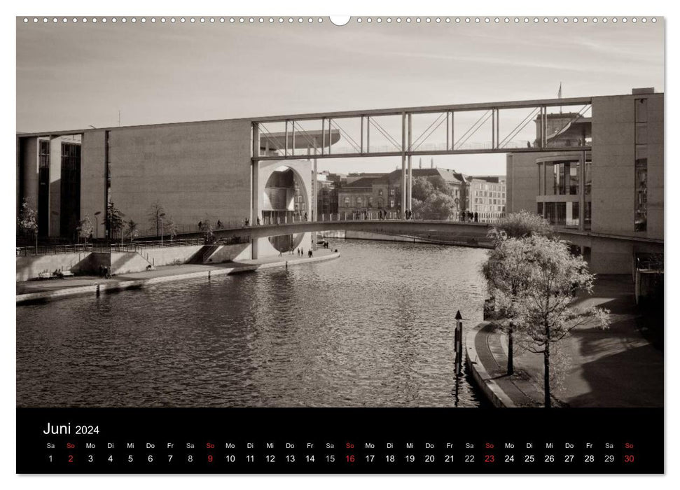 Berlin in Sepia (CALVENDO Premium Wall Calendar 2024) 