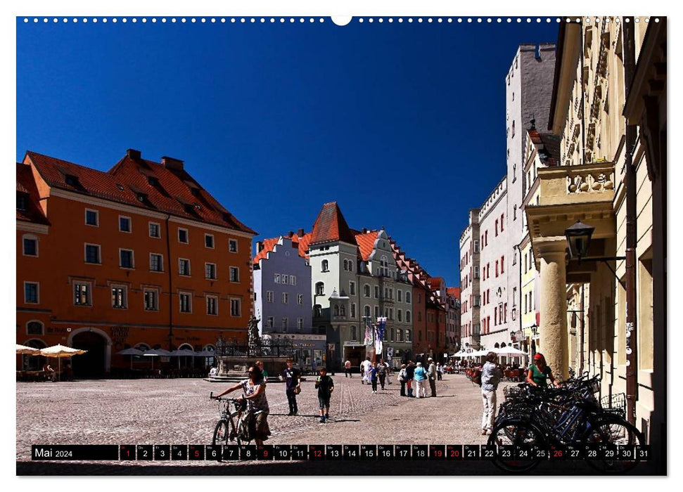 Romantic Regensburg (CALVENDO Premium Wall Calendar 2024) 
