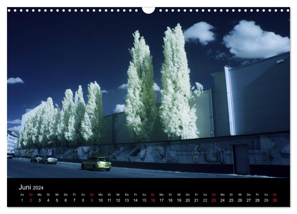 Leipzig in infrared light (CALVENDO wall calendar 2024) 