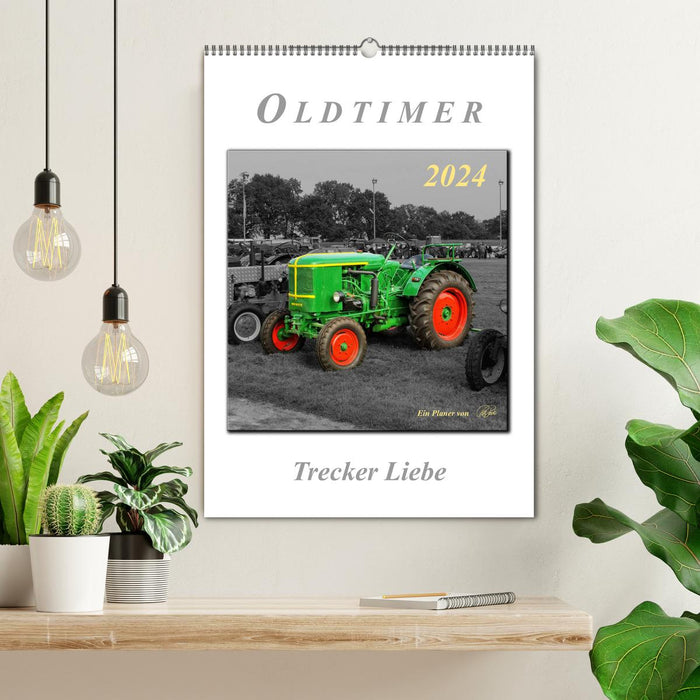 Oldtimer - Trecker Liebe (CALVENDO Wandkalender 2024)