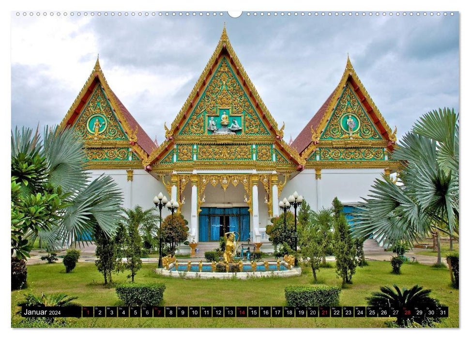 Thailand - An enchanting kingdom (CALVENDO wall calendar 2024) 