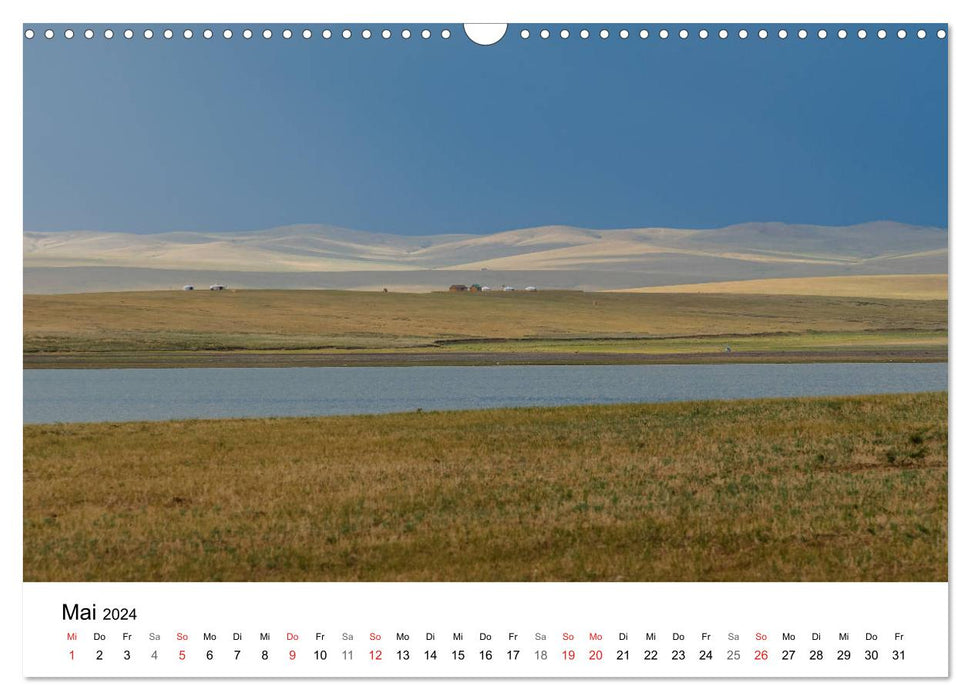 Discover Mongolia - landscapes and monasteries (CALVENDO wall calendar 2024) 
