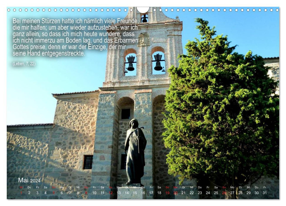 In the footsteps of Saint Teresa of Avila (CALVENDO wall calendar 2024) 