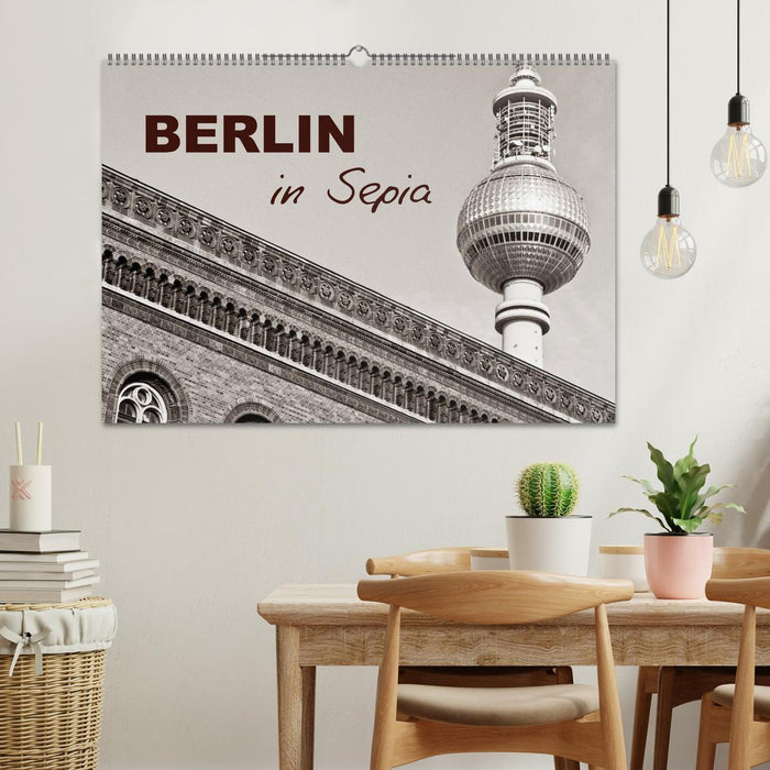 Berlin in Sepia (CALVENDO Wandkalender 2024)