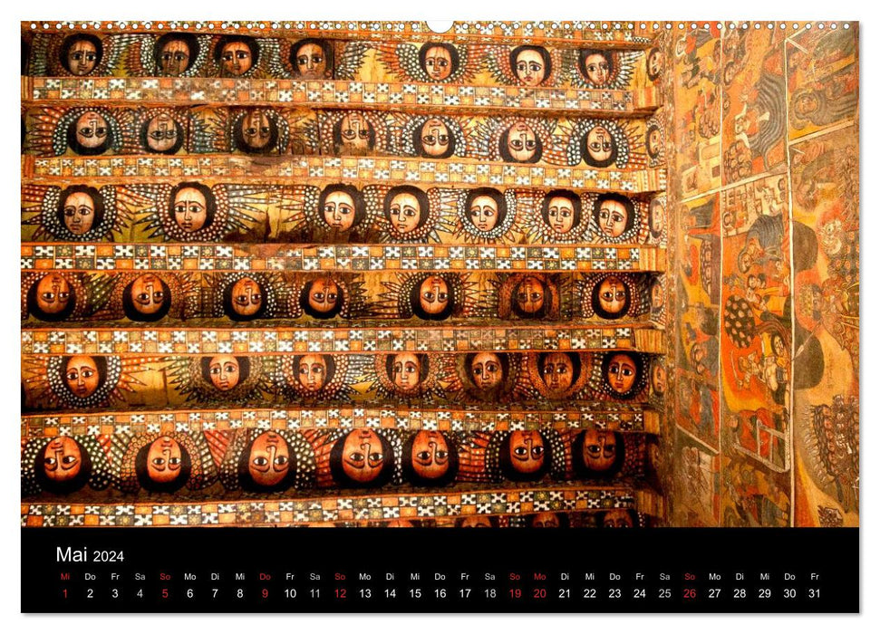 Ethiopia - cultural highlights in the orthodox north (CALVENDO wall calendar 2024) 