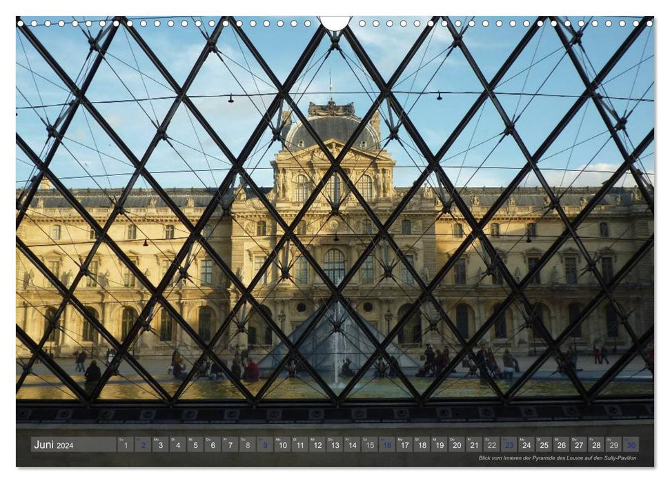 Paris Highlights Wall Calendar 2024 DIN A3 landscape (CALVENDO Wall Calendar 2024) 