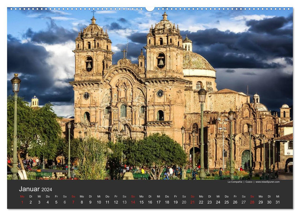 Peru 2024 In the Land of the Condor (CALVENDO Wall Calendar 2024) 