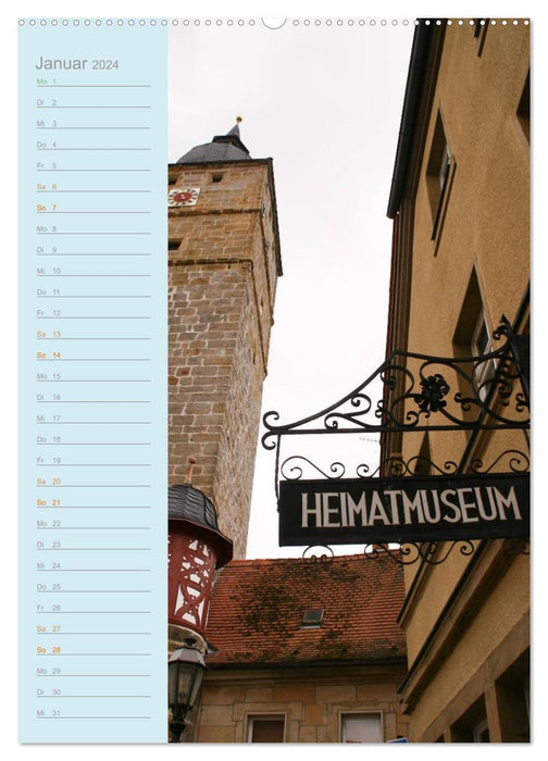 Ebern - liveable city in Franconia (CALVENDO wall calendar 2024) 