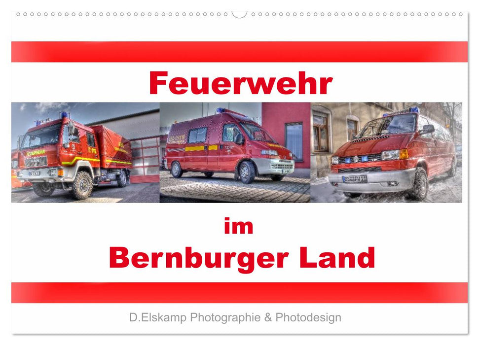 Feuerwehr im Bernburger Land (CALVENDO Wandkalender 2024)