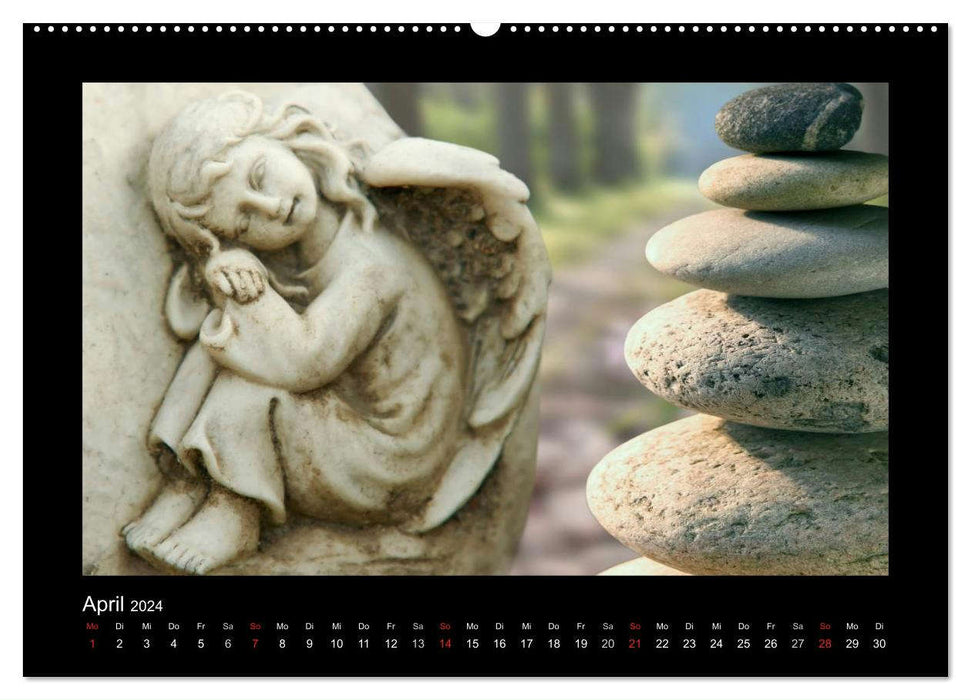 Engel für Glück & Schutz (CALVENDO Premium Wandkalender 2024)