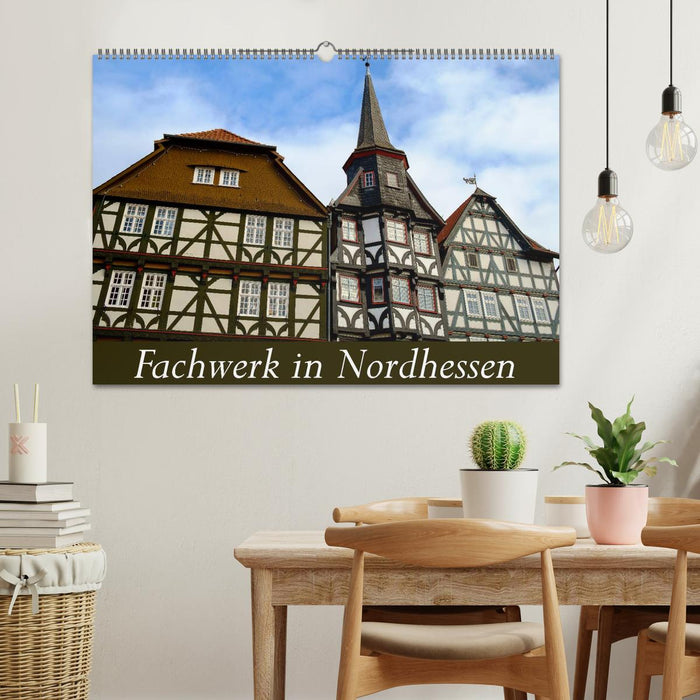 Half-timbered structure in North Hesse (CALVENDO wall calendar 2024) 
