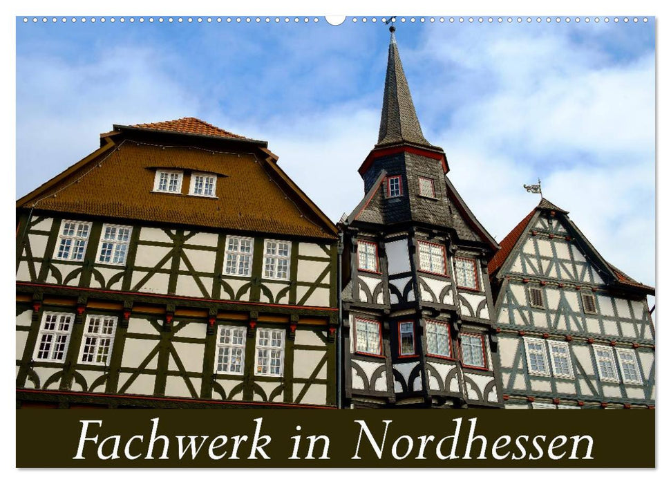 Half-timbered structure in North Hesse (CALVENDO wall calendar 2024) 