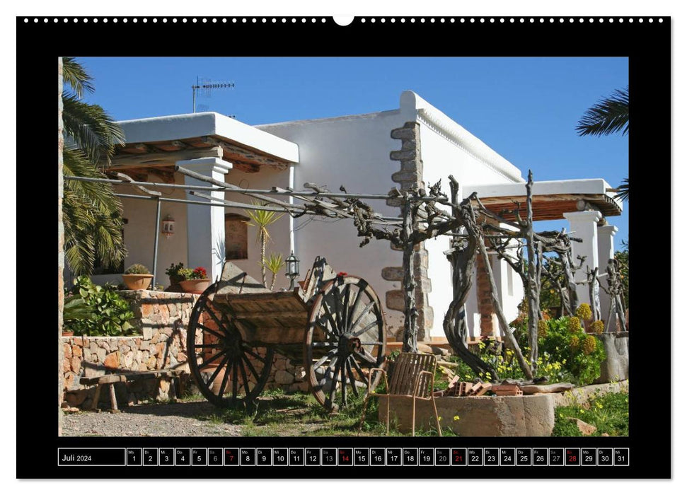 Rural idyll on Ibiza (CALVENDO Premium Wall Calendar 2024) 