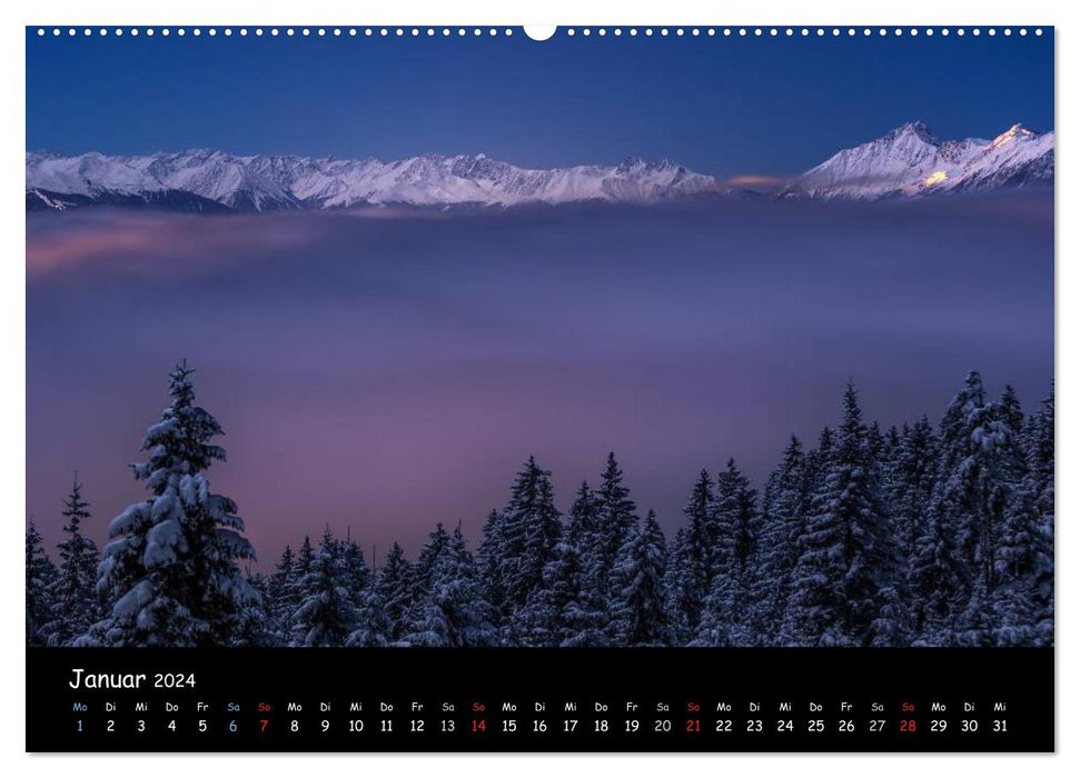 Tyrolean moods (CALVENDO wall calendar 2024) 