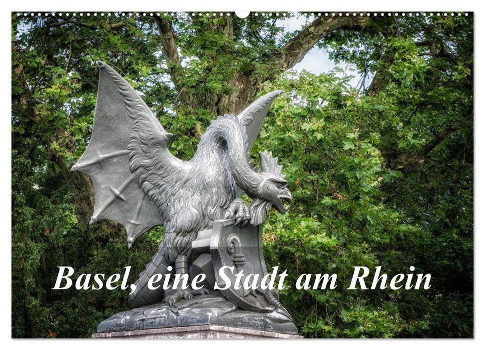 Basel, eine Stadt am Rhein (CALVENDO Wandkalender 2024)