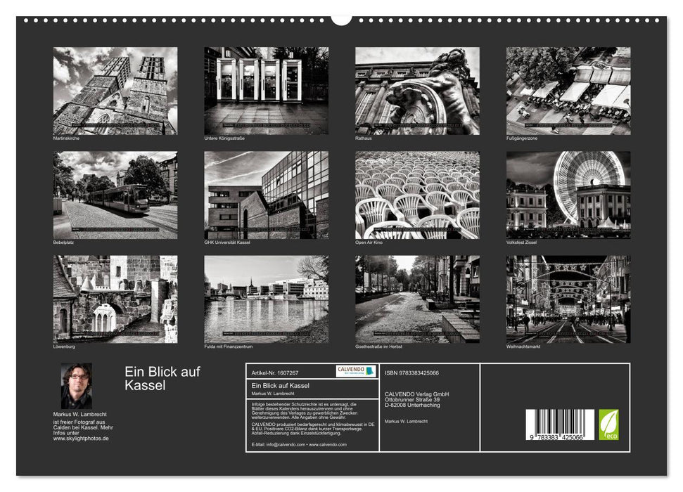 A look at Kassel (CALVENDO Premium Wall Calendar 2024) 