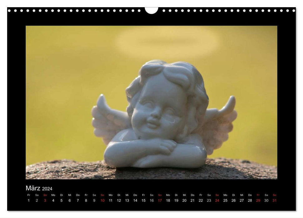 Engel für Glück & Schutz (CALVENDO Wandkalender 2024)