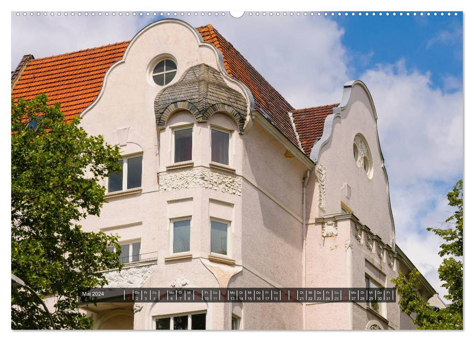 Jugendstil-Architektur in Kassel (CALVENDO Premium Wandkalender 2024)