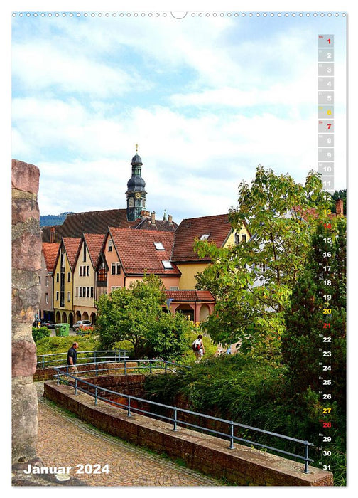 Idyllisches Murgtal Landschaften - Sehenswürdigkeiten - Natur (CALVENDO Premium Wandkalender 2024)