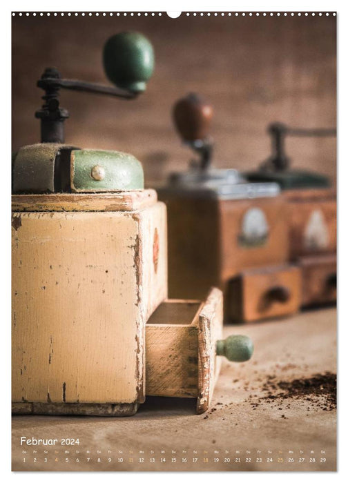 Old coffee grinders (CALVENDO wall calendar 2024) 