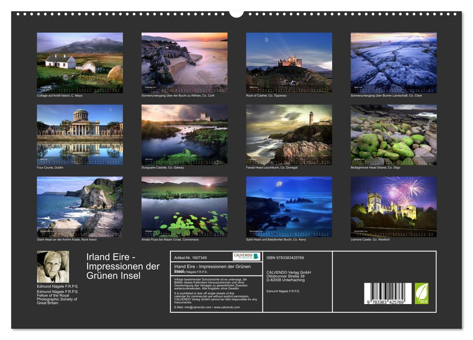 Ireland Eire - Impressions of the Green Island (CALVENDO Premium Wall Calendar 2024) 