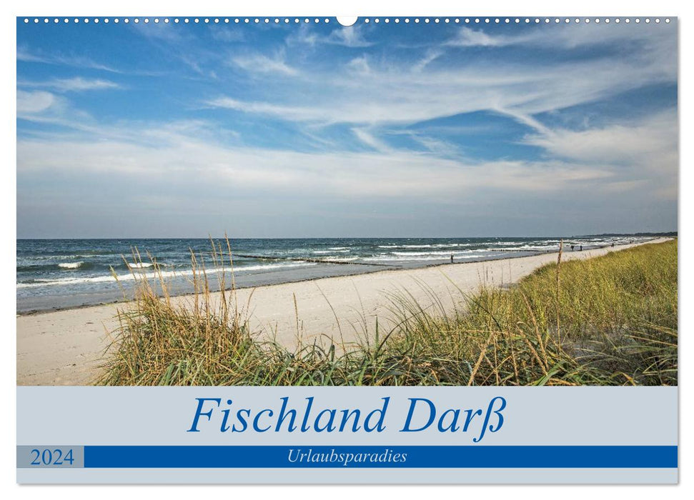 Holiday paradise Fischland Darß (CALVENDO wall calendar 2024) 