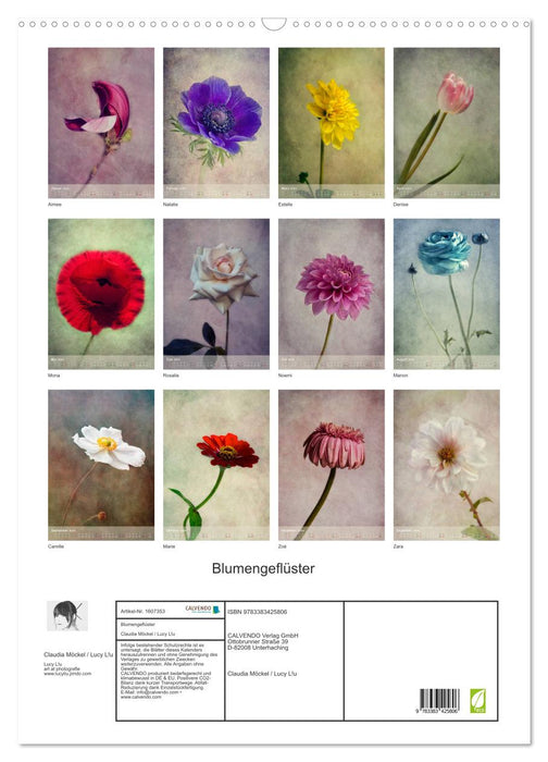 Flower whispers (CALVENDO wall calendar 2024) 