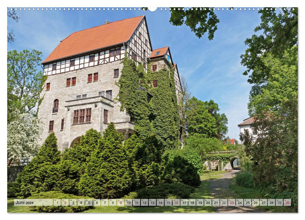 Secrets of East German culture - palaces and castles (CALVENDO wall calendar 2024) 