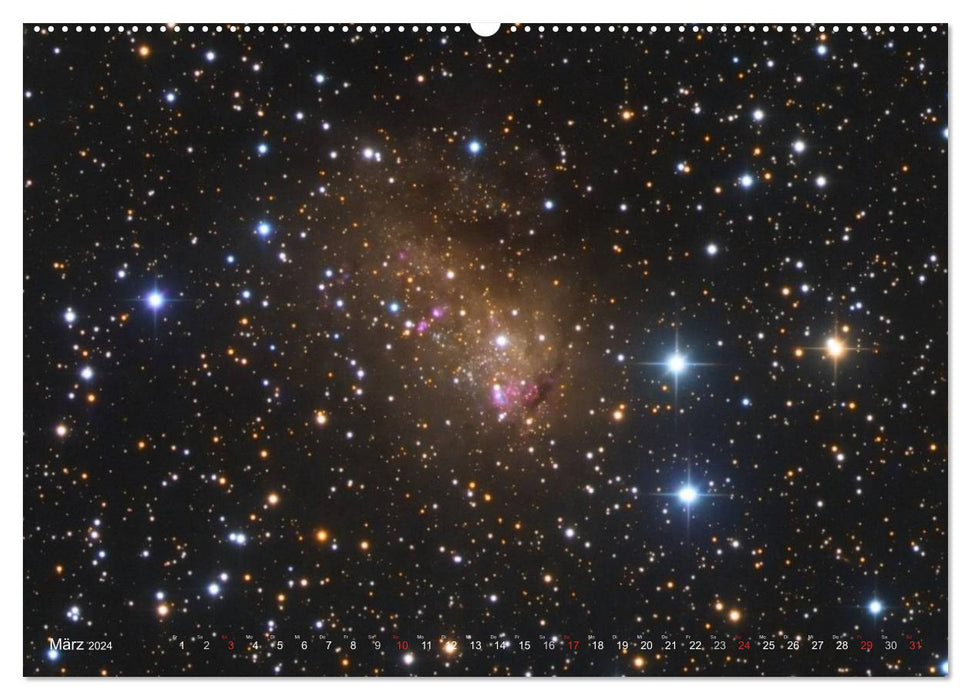 Faszination Galaxien Formenvielfalt der Welteninseln (CALVENDO Premium Wandkalender 2024)