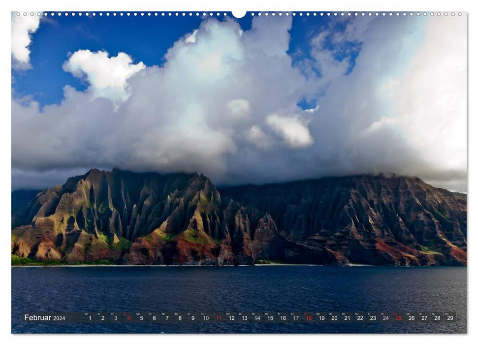 Hawaii - islands at the other end of the world (CALVENDO Premium Wall Calendar 2024) 