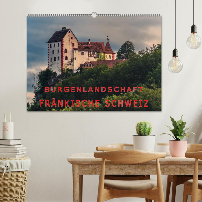 Castle landscape Franconian Switzerland (CALVENDO wall calendar 2024) 