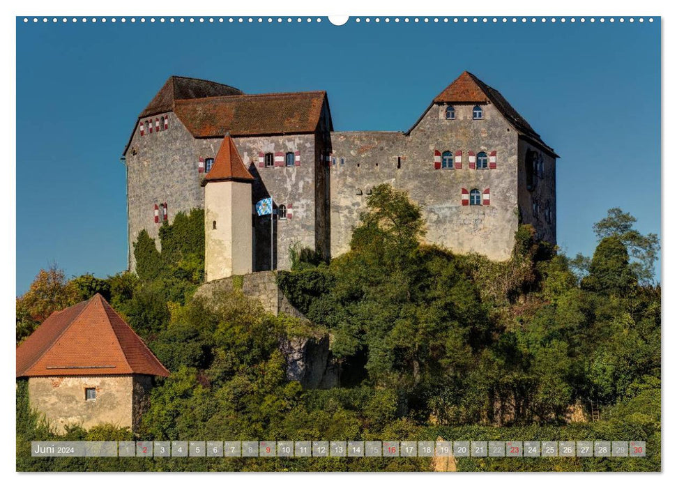 Castle landscape Franconian Switzerland (CALVENDO wall calendar 2024) 