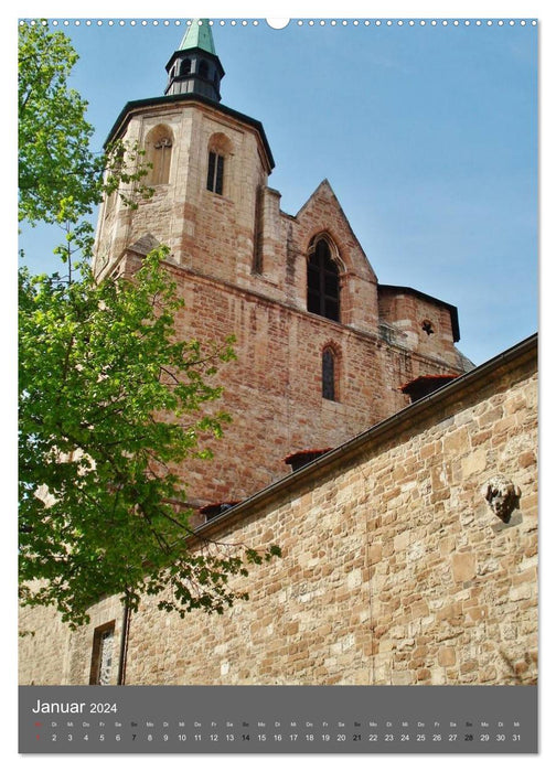 Churches and monasteries in Germany (CALVENDO Premium Wall Calendar 2024) 