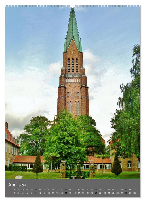 Churches and monasteries in Germany (CALVENDO Premium Wall Calendar 2024) 