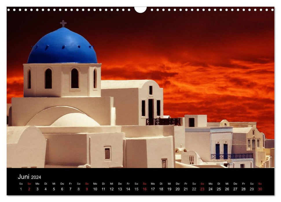 Dream destinations in Europe (CALVENDO wall calendar 2024) 